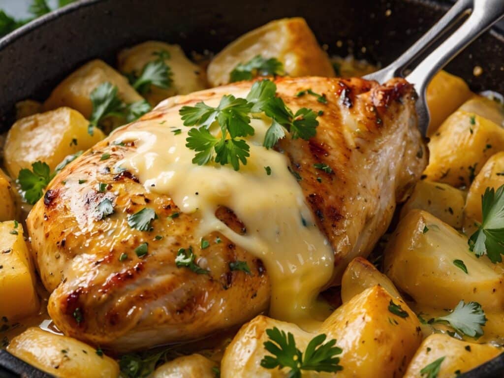 What cheese is good with chicken?