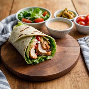 grilled chicken wrap