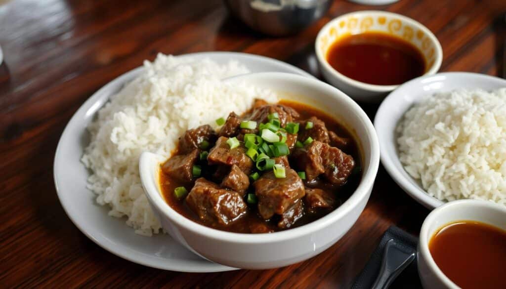 Are beef stew and pares the same?