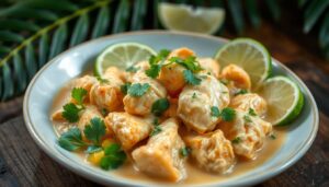 How do you thicken coconut chicken?