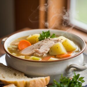 chicken soup with potatoes