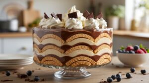 no bake chocolate eclair cake