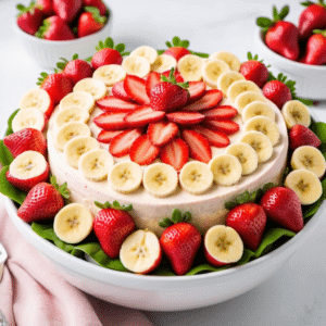 strawberry banana cheesecake salad