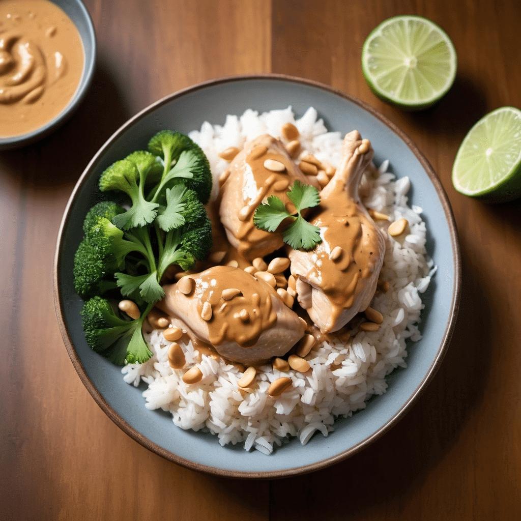 chicken with peanut butter recipe