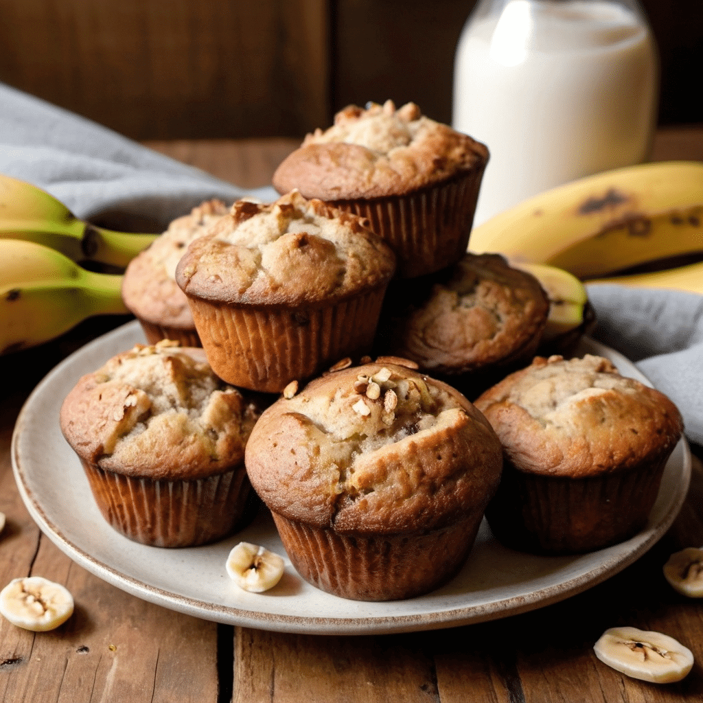 sourdough banana muffins