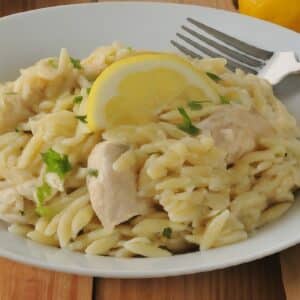 lemon chicken orzo pasta